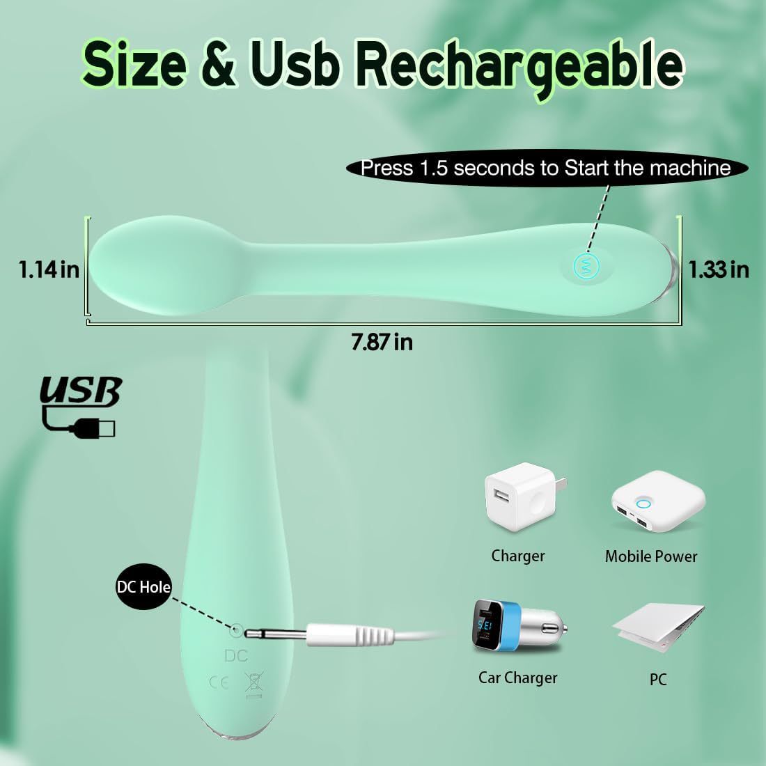 adult vibrator g-spot green toy-/female-sex-toys/g-spot-vibrators/g-spot-green-191