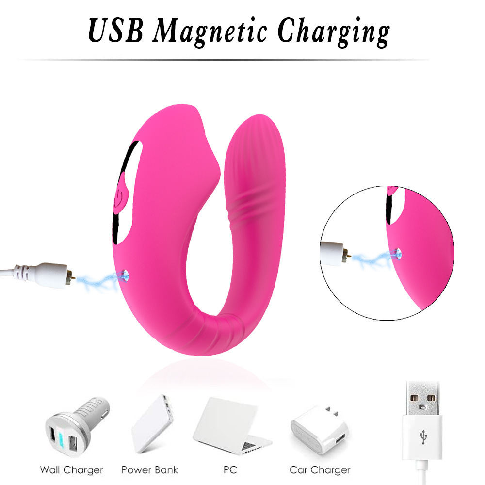 usb charging remote vibrators with sucking function-/female-sex-toys/vibrators/vibrator-g-sucking-usb-szm